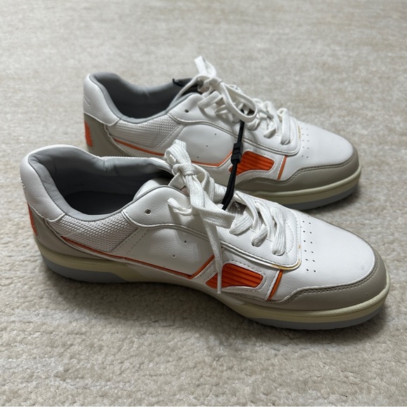 Zara Z2 Trainers Men's 42 US 9 Multicolor Off White Orange New NWT - Picture 2 of 8